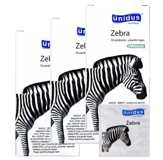 유니더스 지브라 콘돔